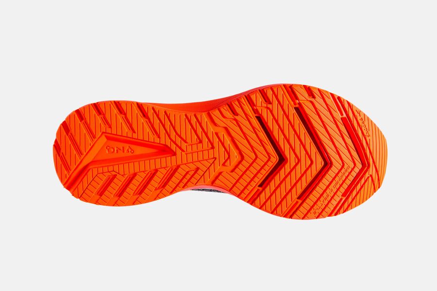 Brooks Ricochet 3 Road Loopschoenen Heren - Grijs/Oranje - 021759BVM